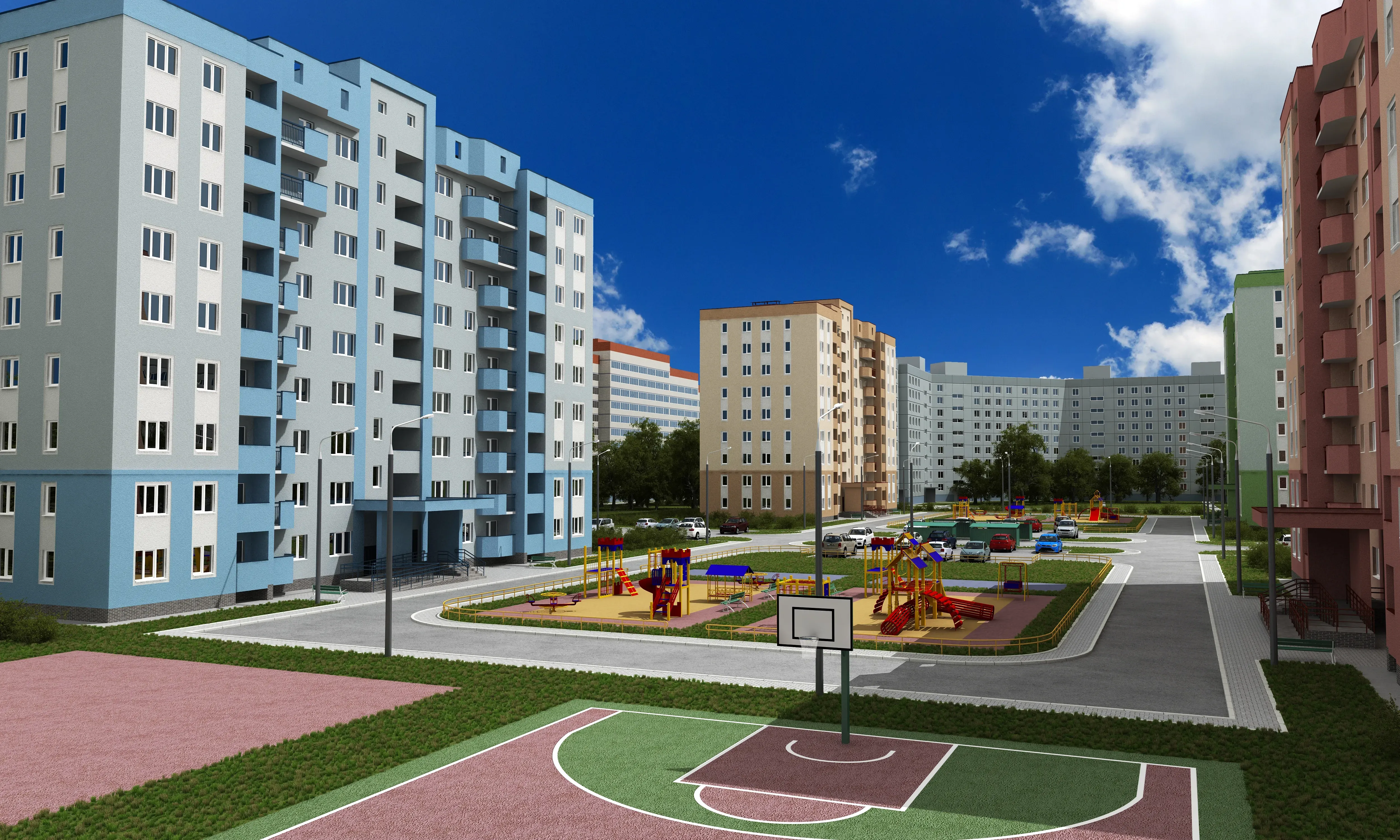 Многоэтажная жилая застройка — 1